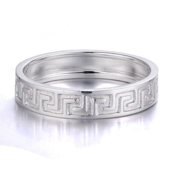 Unsex Brand New 925 Silver Ring Wedding Ring Engagement Ring R019 - Picture 2 of 5